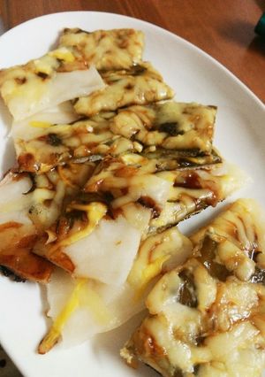 簡単❗和風のスライス餅ピザ❗-レシピのメイン写真