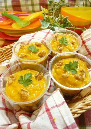 カレー風味かぼちゃとラタトゥイユカップ-レシピのメイン写真