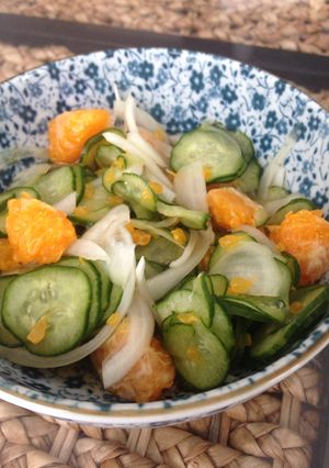 伊予柑ときゅうりの酢の物-レシピのメイン写真