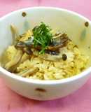 【使いきり】さんまの蒲焼き缶の炊込みご飯