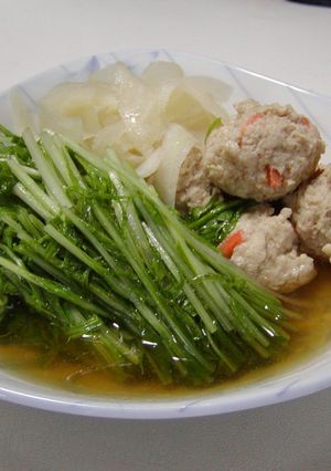 鶏団子のサッと煮-レシピのメイン写真