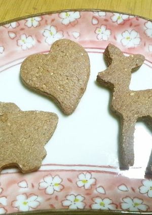 米ぬかクッキー(ココア味)-レシピのメイン写真