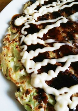 ふわふわキャベツ焼き♪-レシピのメイン写真