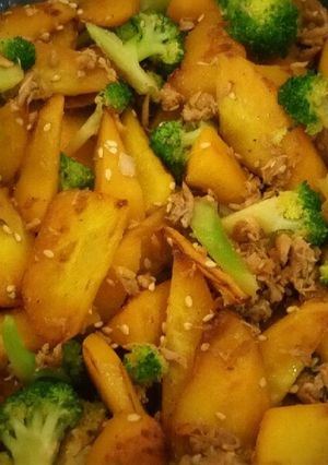 島にんじんとツナの炒め物-レシピのメイン写真