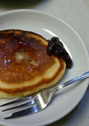 ココナッツオイル入りホットケーキ-レシピのメイン写真