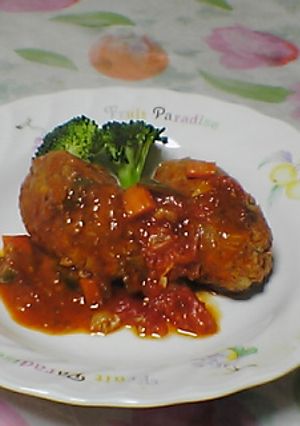白菜☆チーズ入りハンバーグ♪-レシピのメイン写真