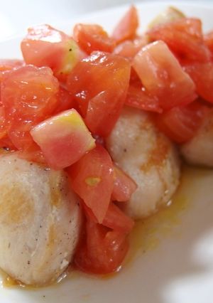 鶏のトマトドレッシングがけ-レシピのメイン写真