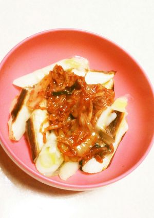 焼きねぎチーズキムチサラダ-レシピのメイン写真