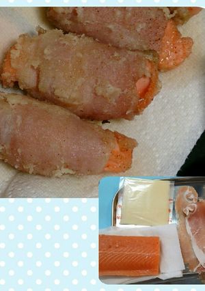 サーモンの生ハム巻き-レシピのメイン写真