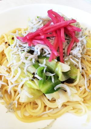 新キャベツとしらすの和風スパゲティ-レシピのメイン写真