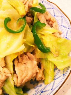 豚肉とキャベツの簡単炒め-レシピのメイン写真