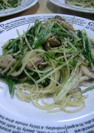 甘塩鮭と水菜のﾊﾟｽﾀ☆-レシピのメイン写真