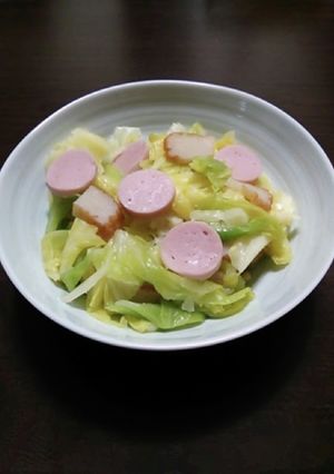 キャベツ･魚ニソ･さつま揚げの炒めもの-レシピのメイン写真