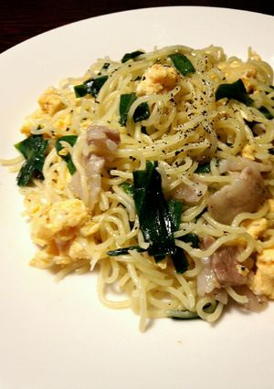 にら玉焼きそば-レシピのメイン写真