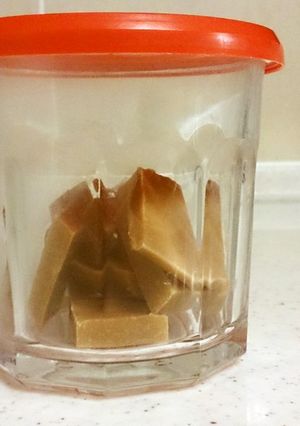ココナッツオイルできなこチョコ-レシピのメイン写真