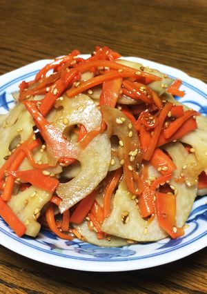 シャキシャキ蓮根のきんぴら-レシピのメイン写真