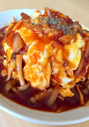 バターライスでふわふわオムライス♪-レシピのメイン写真