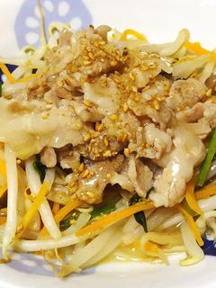 ☆うまうまっ☆もやしと野菜の肉あんかけ♪-レシピのメイン写真