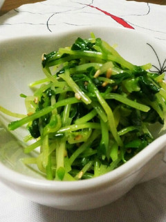 豆苗のナムル-レシピのメイン写真