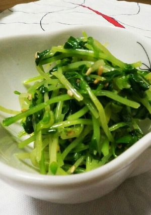 豆苗のナムル-レシピのメイン写真