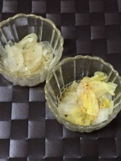 玉葱と白菜のおひたし-レシピのメイン写真