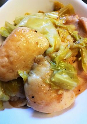 鶏むね肉とキャベツのレモン炒め☺-レシピのメイン写真
