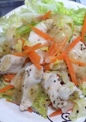 とりムネ肉しっとりサラダ♫-レシピのメイン写真