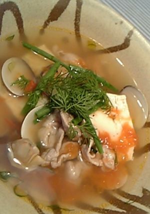 *.はまぐりとトマトのベトナムスープ.*-レシピのメイン写真