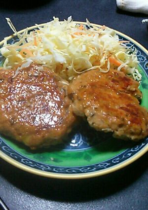 照り焼きハンバーグ風鶏つくね-レシピのメイン写真