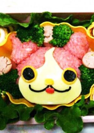 簡単キャラ弁妖怪ウォッチ春だージバニャン-レシピのメイン写真