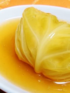 おばあちゃんの鶏和風ロールキャベツ-レシピのメイン写真