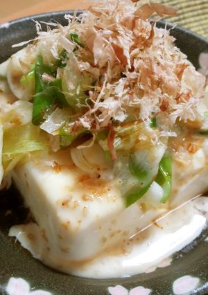 ネギ香る♪手料理感up冷や奴♡-レシピのメイン写真