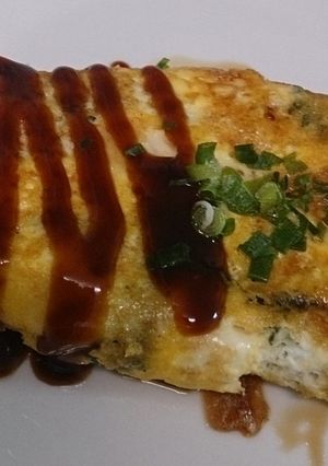 居酒屋の味♡大葉もちチーズオムレツ♬-レシピのメイン写真