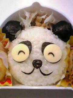 自己流キャラ弁 パンダ-レシピのメイン写真