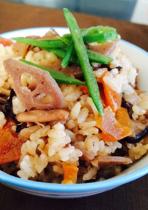 具だくさん 舞茸たっぷりまぜご飯-レシピのメイン写真