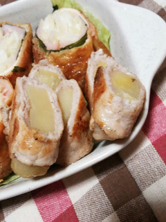レンジで時短♪肉巻きポテト-レシピのメイン写真