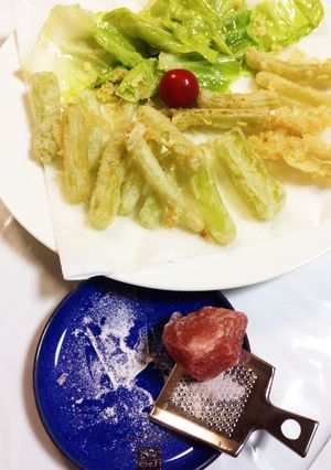素揚げキャベツで巻き巻き☆ふきの天婦羅-レシピのメイン写真