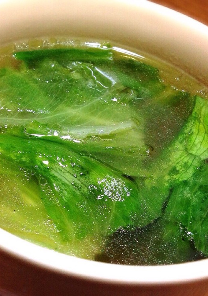 ✽レタスのコクうま中華風スープ✽-レシピのメイン写真