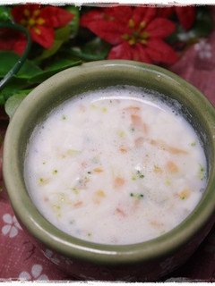 離乳食完了期　豆腐と野菜の豆乳スープ-レシピのメイン写真
