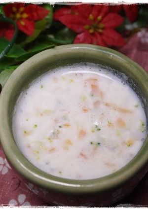 離乳食完了期　豆腐と野菜の豆乳スープ-レシピのメイン写真
