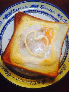 とろーりたまごとマヨネーズのトースト-レシピのメイン写真