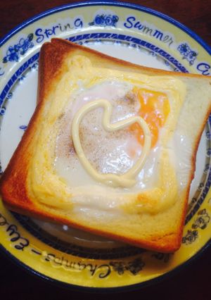 とろーりたまごとマヨネーズのトースト-レシピのメイン写真
