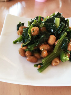 納豆ほうれん草♪-レシピのメイン写真