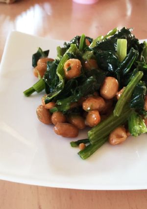 納豆ほうれん草♪-レシピのメイン写真