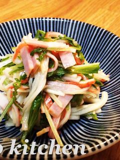 かにカマとエノキダケの和え物-レシピのメイン写真