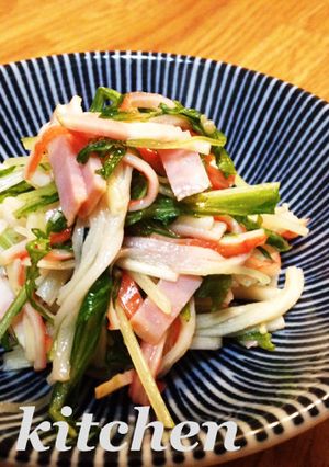 かにカマとエノキダケの和え物-レシピのメイン写真