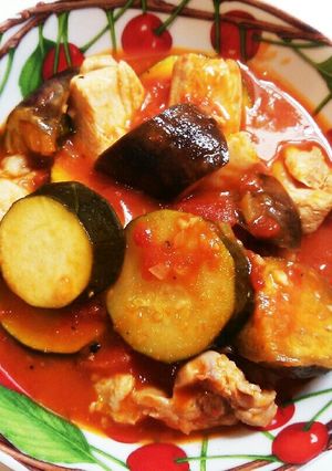 チキンと野菜のトマト煮-レシピのメイン写真