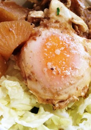 ゆるダイエットぶり大根おとし玉子丼-レシピのメイン写真