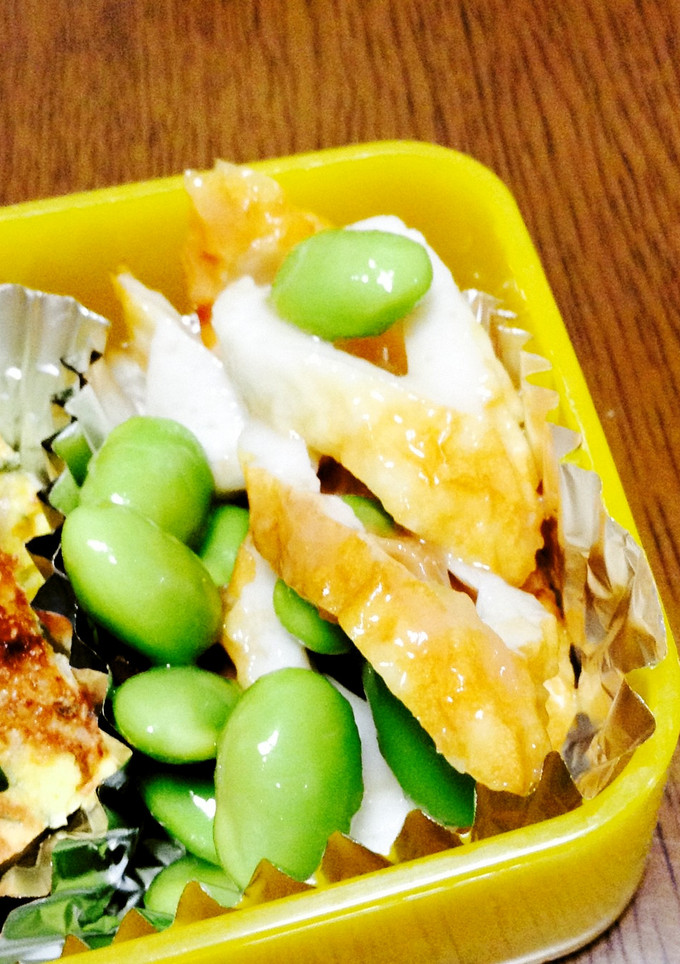 お弁当に☆枝豆とちくわの梅和え-レシピのメイン写真