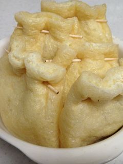 つくね巾着(餃子のタネでお鍋の具)-レシピのメイン写真